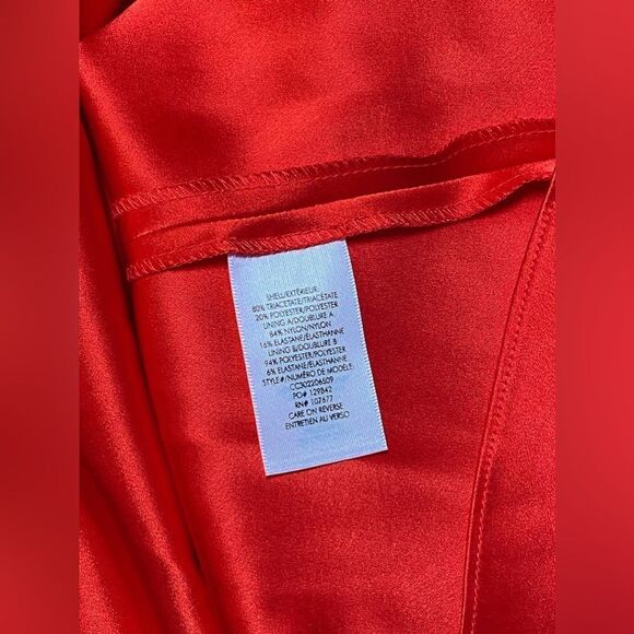 Alice + Olivia Vista Satin Asymmetric Dress size 2 - Picture 10 of 12